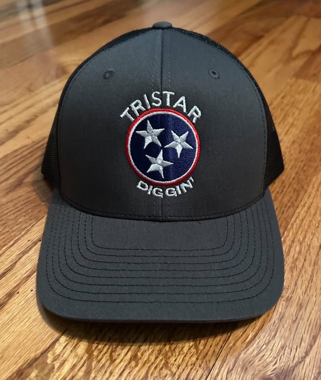 Grey Tristar Diggin' Hat