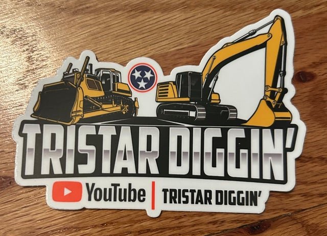 Tristar Diggin' Sticker #2
